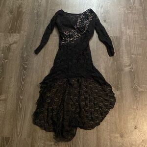 Custom Made lace dress (dance costume) size: Adult Small in excellent condition